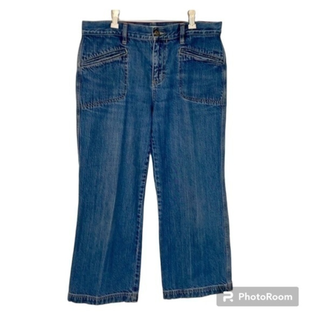 TOMMY HILFIGER | Women’s TOMMY HILFIGER Boot Cut Blue Denim Mom Jeans Size 8